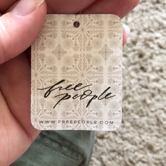 Green free people jeans - Picture 6 of 8